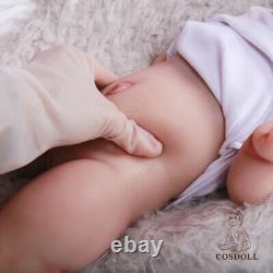 COSDOLL 22 Reborn Baby Dolls Full Silicone Real Baby Doll Newborn Handmade Doll