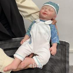 COSDOLL18.5in Reborn Baby Dolls Full Platinum Silicone Boy Reborn Doll Realistic