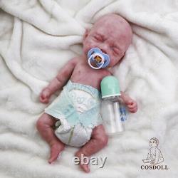 COSODLL 15.7 in Preemie Baby Dolls Reborn Baby Dolls Full Soft Silicone Baby Boy