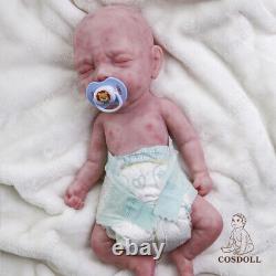 COSODLL 15.7 in Preemie Baby Dolls Reborn Baby Dolls Full Soft Silicone Baby Boy