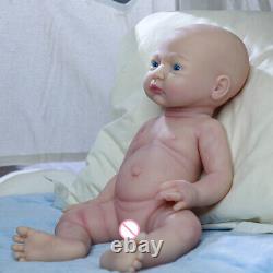 COSODLL 17 Reborn Baby Doll Soft Silicone Platinum Silicone Baby Doll Girl Doll