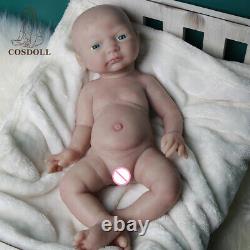 COSODLL 17Reborn Baby Doll Platinum Silicone Baby Doll Silicone Baby Reborn Dol