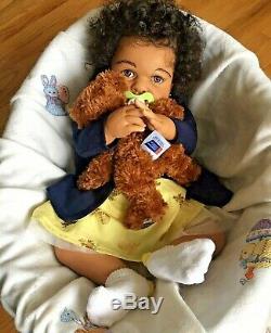 CUSTOM AA Biracial Ethnic 6 Months Reborn Baby Girl/Boy Doll Elliot