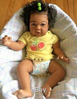 CUSTOM AA Biracial Ethnic 6 Months Reborn Baby Girl/Boy Doll Elliot