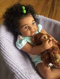 CUSTOM AA Biracial Ethnic 6 Months Reborn Baby Girl/Boy Doll Elliot