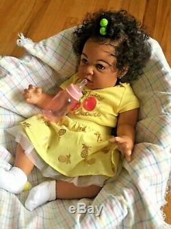 CUSTOM AA Biracial Ethnic 6 Months Reborn Baby Girl/Boy Doll Elliot