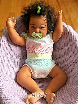 CUSTOM AA Biracial Ethnic 6 Months Reborn Baby Girl/Boy Doll Elliot