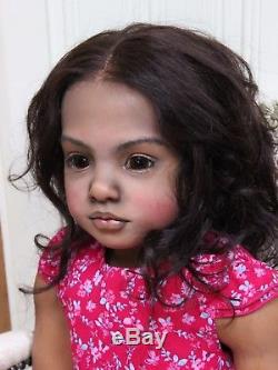 CUSTOM ORDER For Reborn Baby Doll Big Toddler Girl Aloenka Doll by Katie Messou