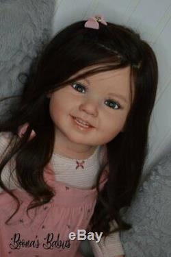 CUSTOM ORDER Reborn Cammi by Ping Lau Toddler Doll Boy or Girl Human Hair