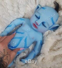 CUSTOM made Silicone avatar baby reborn doll Super soft ecoflex 20