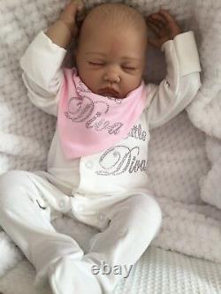 Cherish Dolls Childrens Reborn Baby Doll 22 Milly Painted Hair Uk Realistic