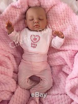 Cherish Dolls New Reborn Baby Lulu Fake Babies Realistic 18 Real Lifelike Child