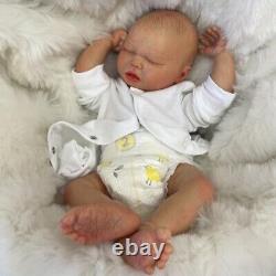 Cherish Dolls Realborn Reborn Baby Boy Doll Harlan 22 Sleeping Newborn Hair Uk