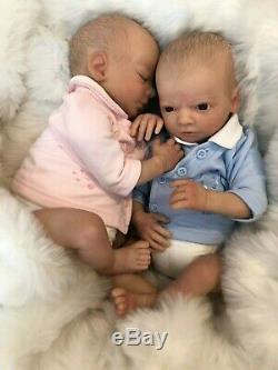 Cherish Dolls Realborn Twins Clyde And Carice Reborn Doll Baby Boy Girl 18