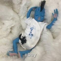 Cherish Dolls Reborn Baby Avatar Doll 15 1lb 3oz Rooted Mohawk Sleeping Prem Uk