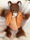 Cherish Dolls Reborn Baby Bindi Girl Boy Orangutan Monkey Lifelike Rooted Hair