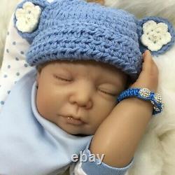 Cherish Dolls Reborn Baby Boy Doll Jack 22 4lb 4oz Newborn Bald Sleeping Uk