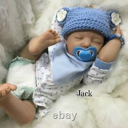 Cherish Dolls Reborn Baby Boy Doll Jack 22 4lb 4oz Newborn Bald Sleeping Uk