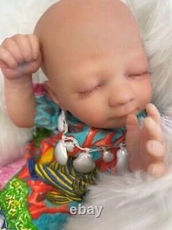 Cherish Dolls Reborn Baby Fantasy Mermaid Alesea 15 1lb 9oz Orange Handmade Uk