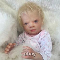 Cherish Dolls Reborn Baby Girl Doll 18 Tully Awake Rooted Hair Soft Bodied Uk