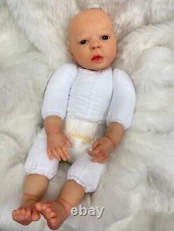 Cherish Dolls Starter Reborn Baby Boy Doll 2.4lb Harry 1/4 Limbs 20 Newborn Uk