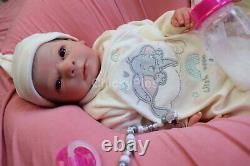 Childs Realborn Baby With COA Art doll 17 Reborn Artist of 11yrs Sunbeam Babies