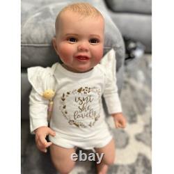 Cuddly Newborn Reborn Baby Dolls Handmade Lifelike Soft Vinyl Boy Girl Toy GIFT