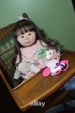 Custom Made Reborn Baby Doll Girl Standing Toddler Shoa by Adire Stoete