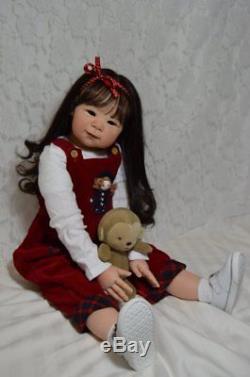 Custom Made Reborn Baby Doll Girl Standing Toddler Shoa by Adire Stoete