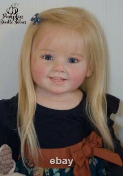 Custom Order Cammi by Ping Lau Reborn Doll Baby Girl or Boy Toddler Human Hair