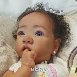 Custom Order for Reborn Saskia Bonnie Brown Baby Girl or Boy Doll