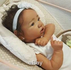 Custom Order for Reborn Saskia Bonnie Brown Baby Girl or Boy Doll