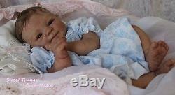 Custom Reborn Baby Elisa Marx sculpt with belly plate Realistic 3d skin