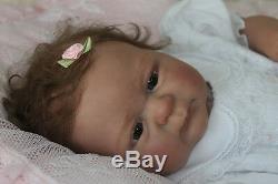 Custom Reborn Baby Elisa Marx sculpt with belly plate Realistic 3d skin