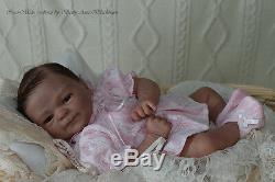 Custom Reborn Baby Elisa Marx sculpt with belly plate Realistic 3d skin