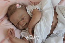 Custom Reborn Baby Elisa Marx sculpt with belly plate Realistic 3d skin