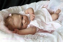 Custom Reborn Baby Elisa Marx sculpt with belly plate Realistic 3d skin