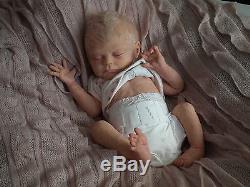 Custom made FULL BODY baby SILICONE ecoflex reborn doll lifelike FB
