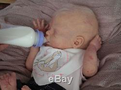 Custom made FULL BODY baby SILICONE ecoflex reborn doll lifelike FB