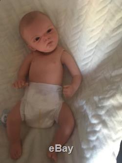 Custom made reborn newborn fake baby lifelike doll silicone vinyl full body elsa