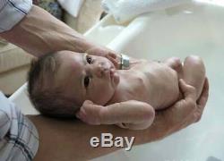 Custom reborn newborn baby lifelike fakedoll silicone vinyl boy girl chloe linda