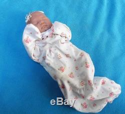Cute Reva Schick reborn full bodied silicone preemie baby doll girl to paint