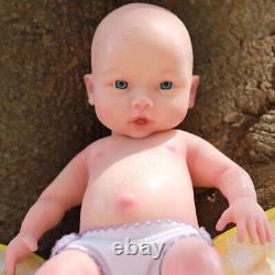 Drink-Wet System 18.5 Full Body Silicone Baby Doll Reborn Baby Dolls Girl Dolls