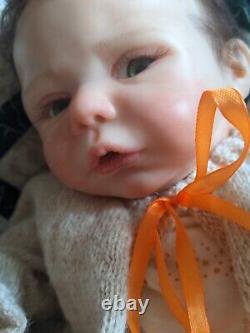 ELLIS an open eyed, cute, full limb, reborn baby girl