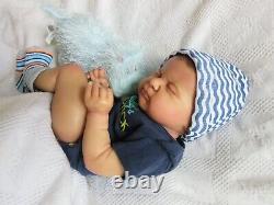 ETHNIC Reborn Baby BOY Doll AZALEA by LAURA LEE EAGLES- SOLD OUT LTD