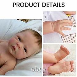 EURORA Reborn Baby Dolls Girl 18 Inch Silicone Reborn Baby Reborn Baby Dolls