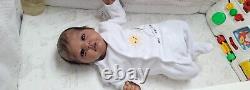 Ethnic AA Reborn Baby By Elisa Marx 18-19 Boo boo