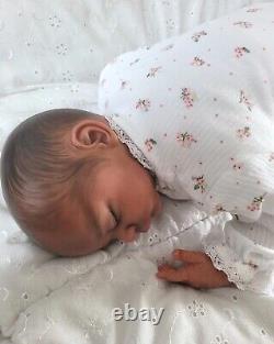 Ethnic AA Reborn Baby Doll, Noa By Gudrun Legler