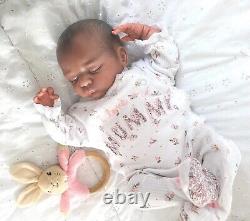 Ethnic AA Reborn Baby Doll, Noa By Gudrun Legler