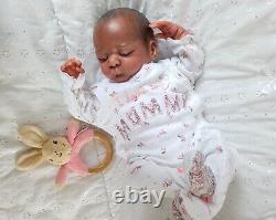 Ethnic AA Reborn Baby Doll, Noa By Gudrun Legler